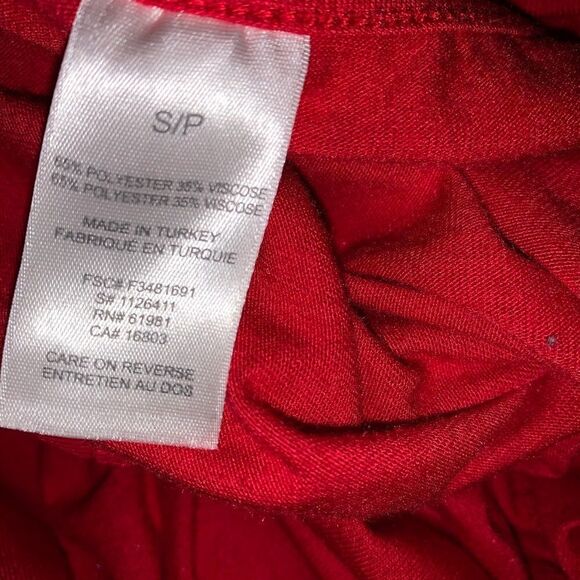 Red Fit and Flare Cutout Back Dress - Picture 4 of 8